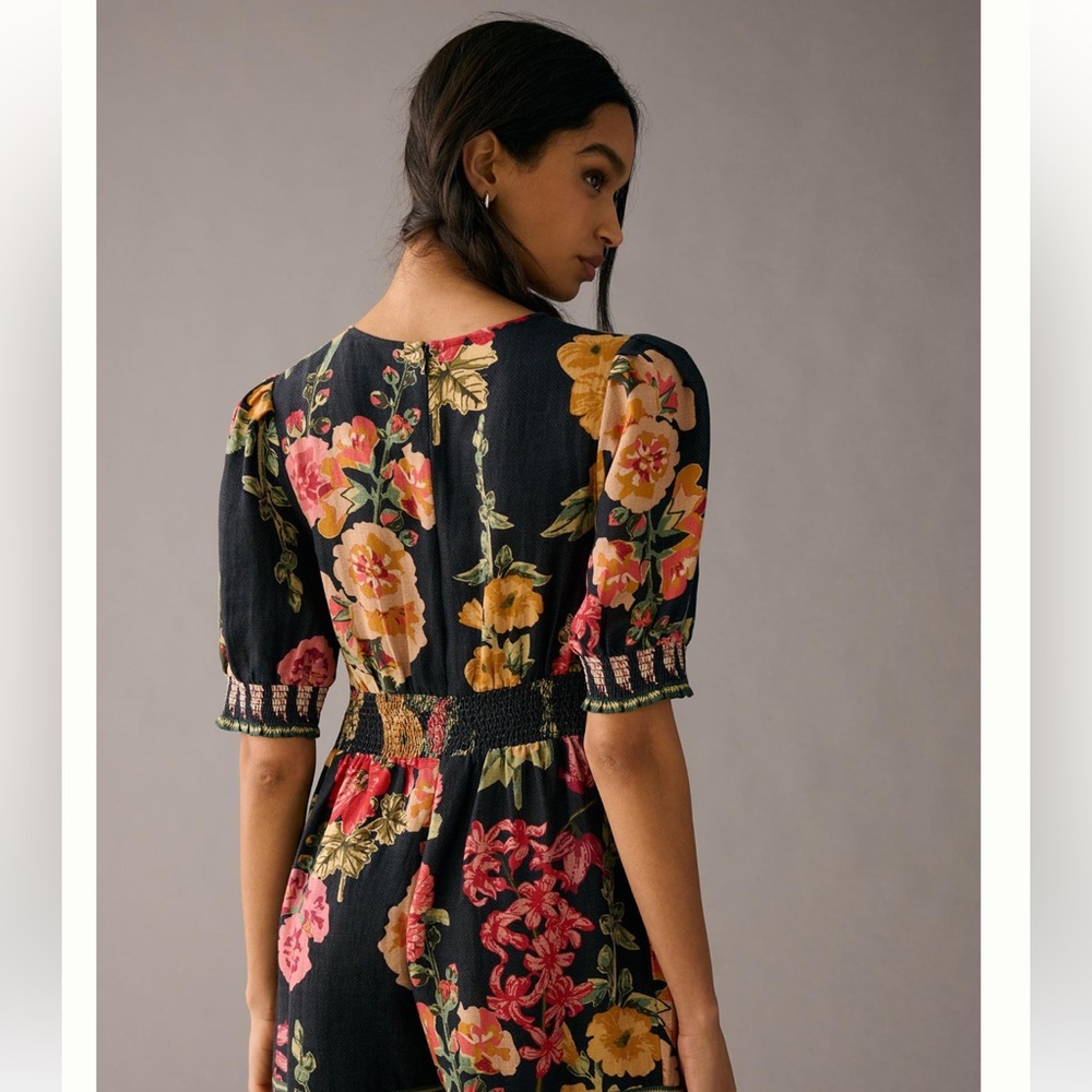 Anthropologie Ranna Gill V-Neck Printed Romper XS - Picture 3 of 7